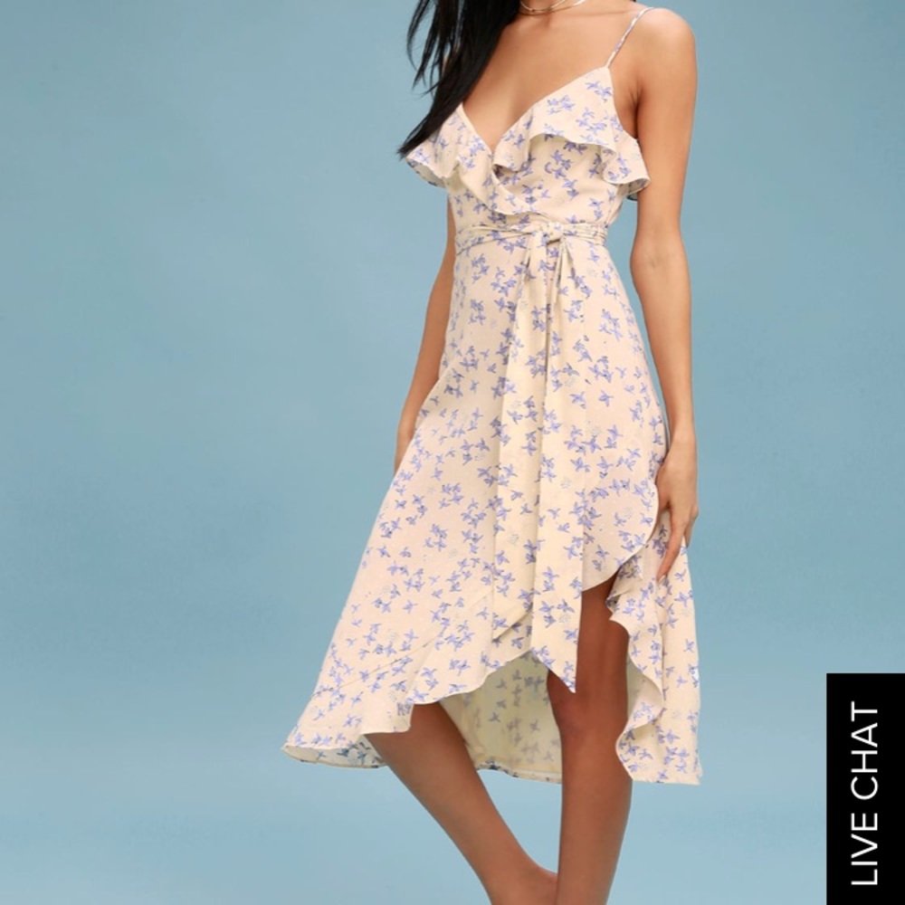 Lulus wrap dress💜